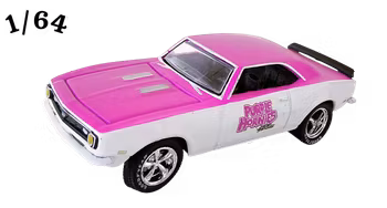 1968 Chevrolet Camaro SS 350 Cerise Vit M2 Machines