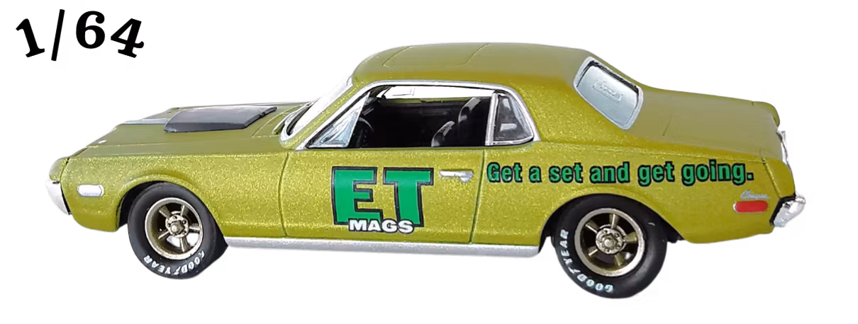 1968 Mercury Cougar R-Code Spectrafrost Limegul M2 Machines