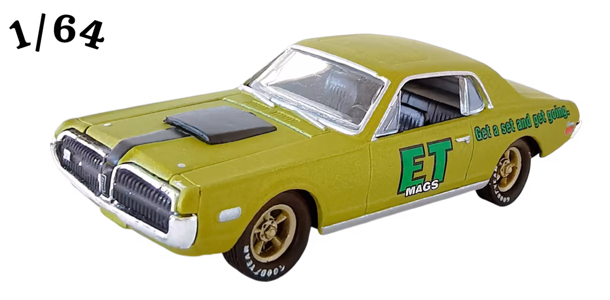 1968 Mercury Cougar R-Code Spectrafrost Limegul M2 Machines