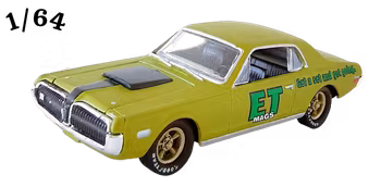 1968 Mercury Cougar R-Code Spectrafrost Limegul M2 Machines