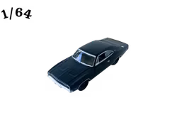 1968 Dodge Charger Mattsvart Greenlight