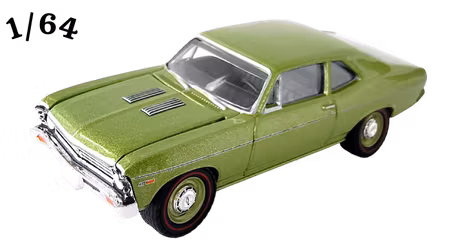 1968 Chevrolet Nova SS 350 Limegrön Greenlight