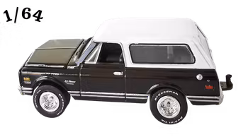 1969 Chevrolet Blazer Svart Johnny Lightning