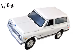 1969 Chevrolet Blazer K5 4x4 Vit Johnny Lightning