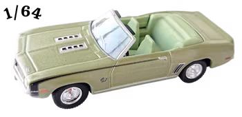 1969 Chevrolet Camaro SS 396 Convertible Pistagegrön Greenlight