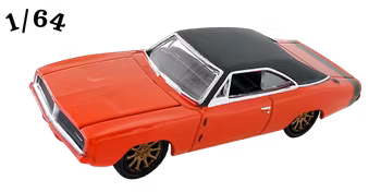 1969 Dodge Charger May-Hem Dark Scarlet Greenlight