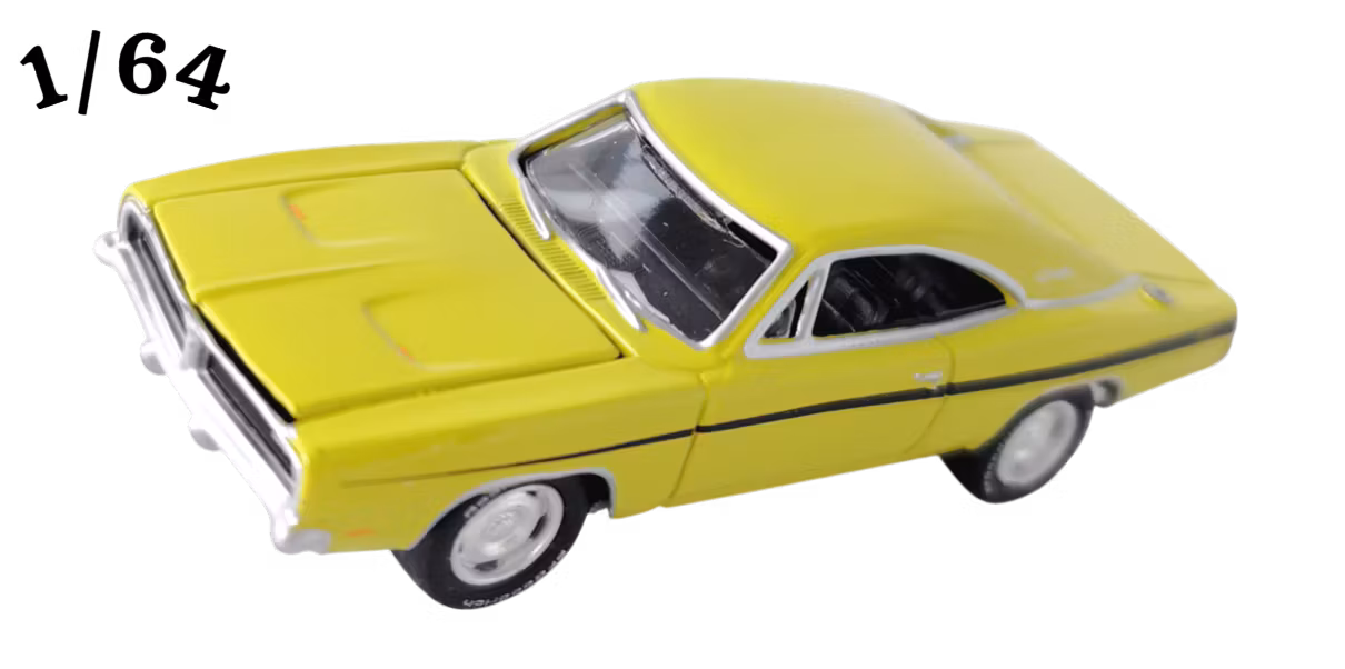 1969 Dodge Charger RT 440 Limegul Johnny Lightning