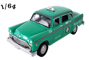 1969 Checker Marathon A11 Taxi Jadegrön Greenlight