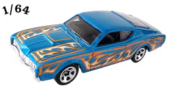 1969 Mercury Cyclone Metflake Azurblå Hot Wheels