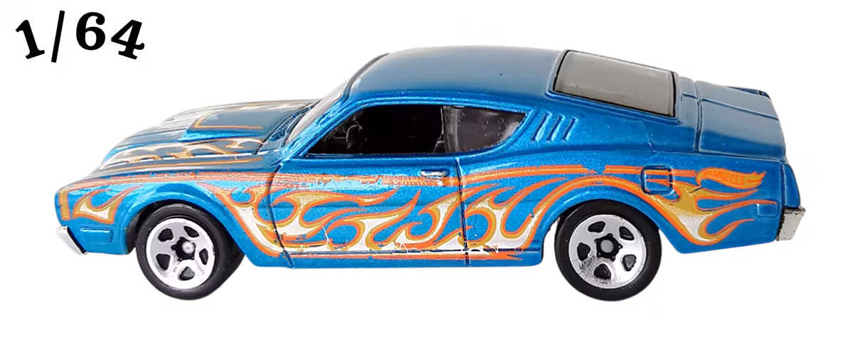 1969 Mercury Cyclone Metflake Azurblå Hot Wheels