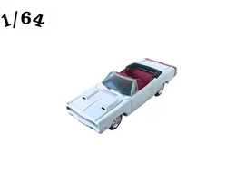 1969 Dodge Coronet RT 440 Convertible Vit Johnny Lightning