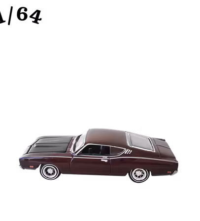 1969 Ford Torino Talladega Mahogny Johnny Lightning