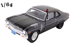 1969 Chevrolet Nova Hunter Mattsvart Greenlight