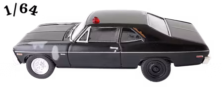 1969 Chevrolet Nova Hunter Mattsvart Greenlight