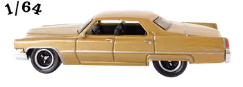 1969 Cadillac Sedan Deville Guld Matchbox