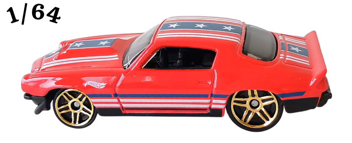 1970 Chevrolet Camaro RS Ljusröd Hot Wheels