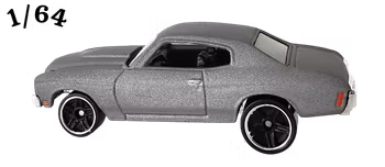 1970 Chevrolet Chevelle SS Mattgrå Fast & Furious Hot Wheels