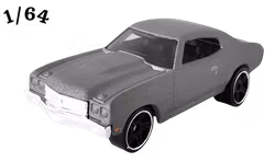1970 Chevrolet Chevelle SS Mattgrå Fast & Furious Hot Wheels