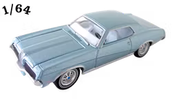 1970 Mercury Cougar Silverblå Greenlight