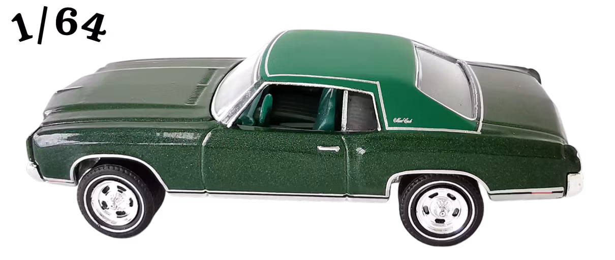 1970 Chevrolet Monte Carlo Mörkgrön Greenlight