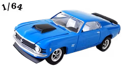 1970 Ford Mustang Boss 429 Blå Johnny Lightning