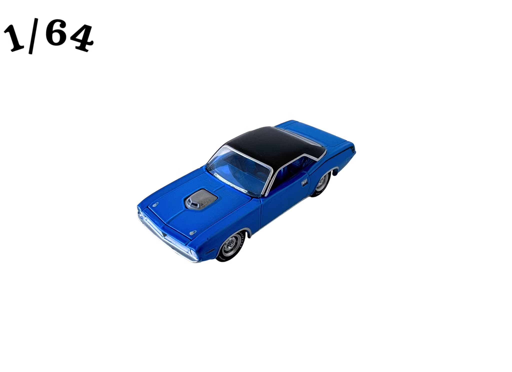 1970 Plymouth Barracuda Blå Greenlight