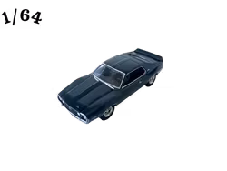 1971 AMC Javelin AMX Mörkgrå Metallic Greenlight