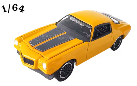 1971 Chevrolet Camaro Mörkgul Greenlight