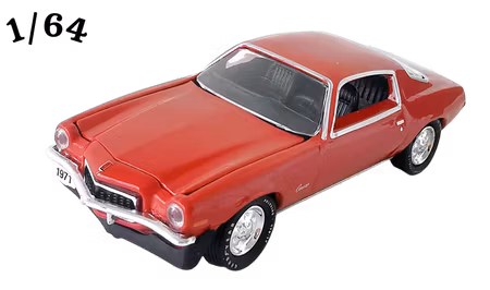 1971 Chevrolet Camaro Sport Coupe Ljusröd M2 Machines