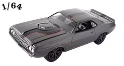 1971 Dodge Challenger 426 Matt Mörkgrå Greenlight