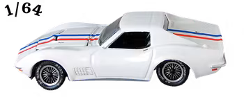 1971 Chevrolet Corvette 454 Vit Greenlight