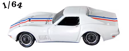 1971 Chevrolet Corvette 454 Vit Greenlight