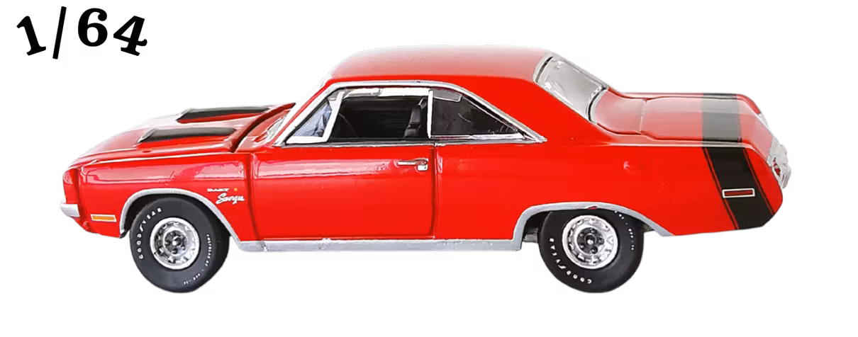 1971 Dodge Dart Swinger Röd Auto World