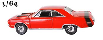 1971 Dodge Dart Swinger Röd Auto World