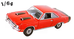 1971 Dodge Dart Swinger Röd Auto World