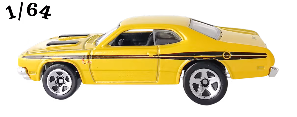 1971 Dodge Demon 340 Citrongul Hot Wheels