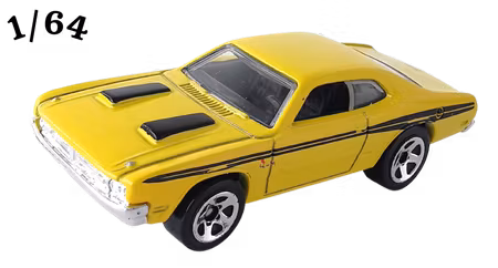 1971 Dodge Demon 340 Citrongul Hot Wheels