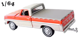 1971 Ford F-100 Bed Cover Flame Orange Greenlight