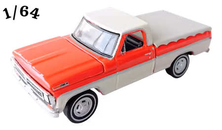 1971 Ford F-100 Bed Cover Flame Orange Greenlight