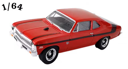 1971 Chevrolet Nova Yenko Deuce Mörkröd Greenlight