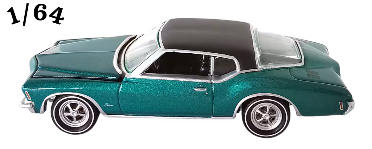 1971 Buick Riviera Aquagrön Johnny Lightning