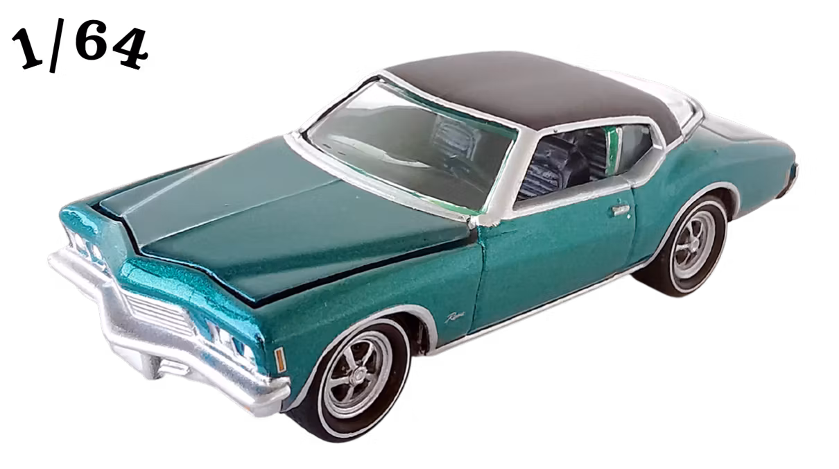 1971 Buick Riviera Aquagrön Johnny Lightning