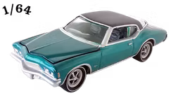 1971 Buick Riviera Aquagrön Johnny Lightning