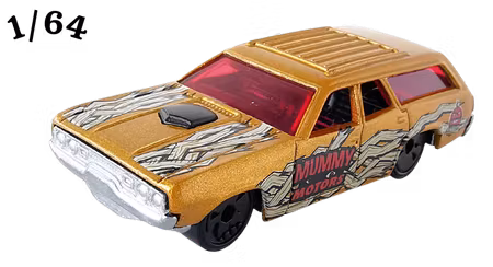 1971 Plymouth Satellite Wagon Guld Hot Wheels