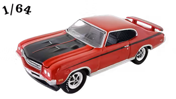 1971 Buick Skylark GSX Mörkröd Johnny Lightning