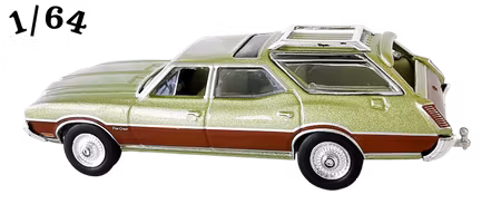 1971 Oldsmobile Vista Cruiser Pistagegrön Greenlight