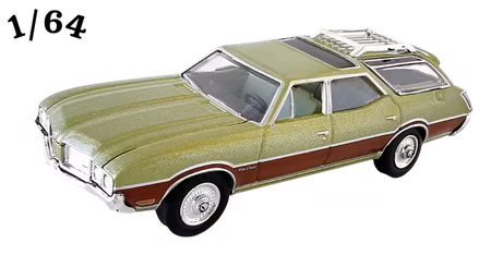 1971 Oldsmobile Vista Cruiser Pistagegrön Greenlight