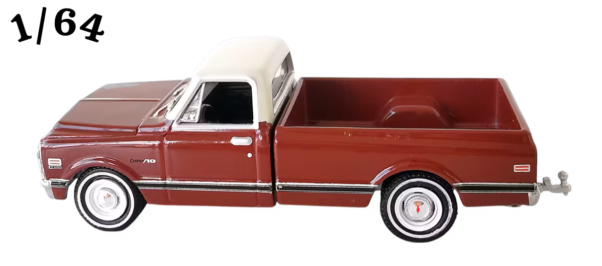 1972 Chevrolet C-10 Vinröd Rocky Greenlight