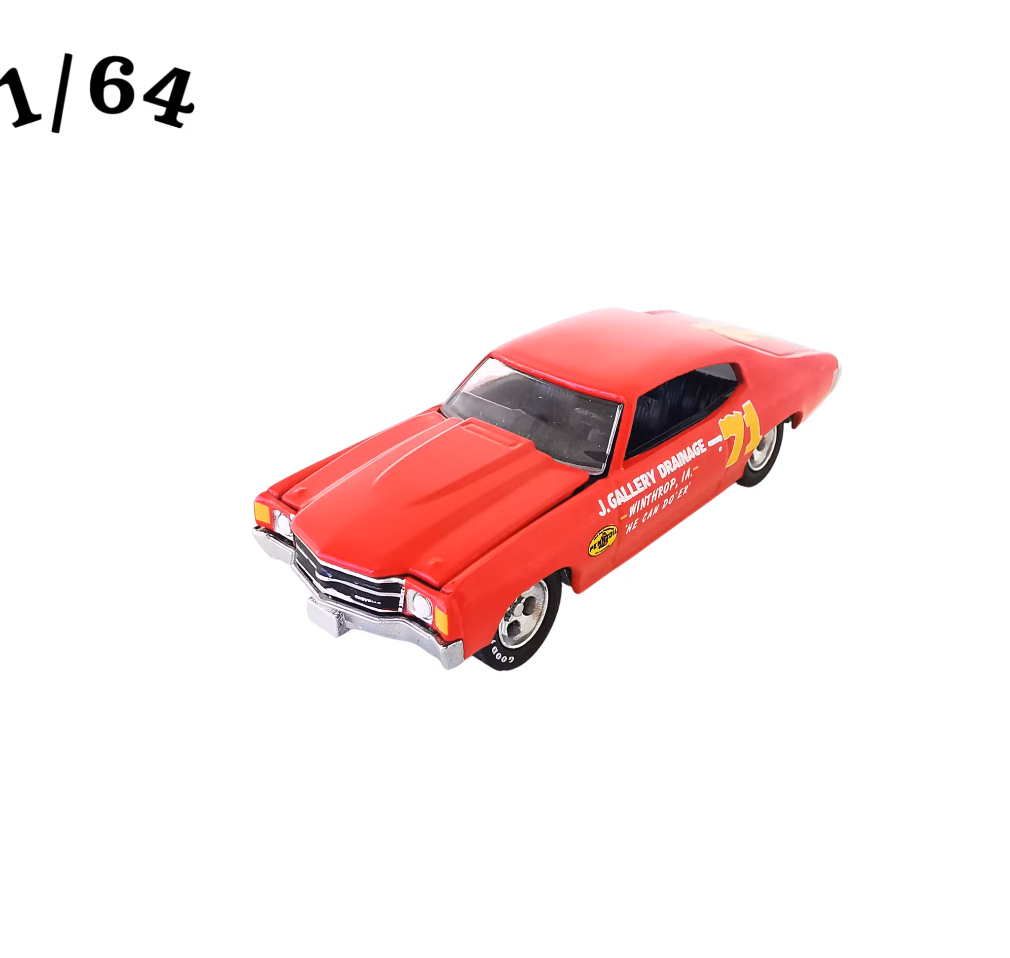 1972 Chevrolet Chevelle Röd ''71Doc Mayner'' Greenlight