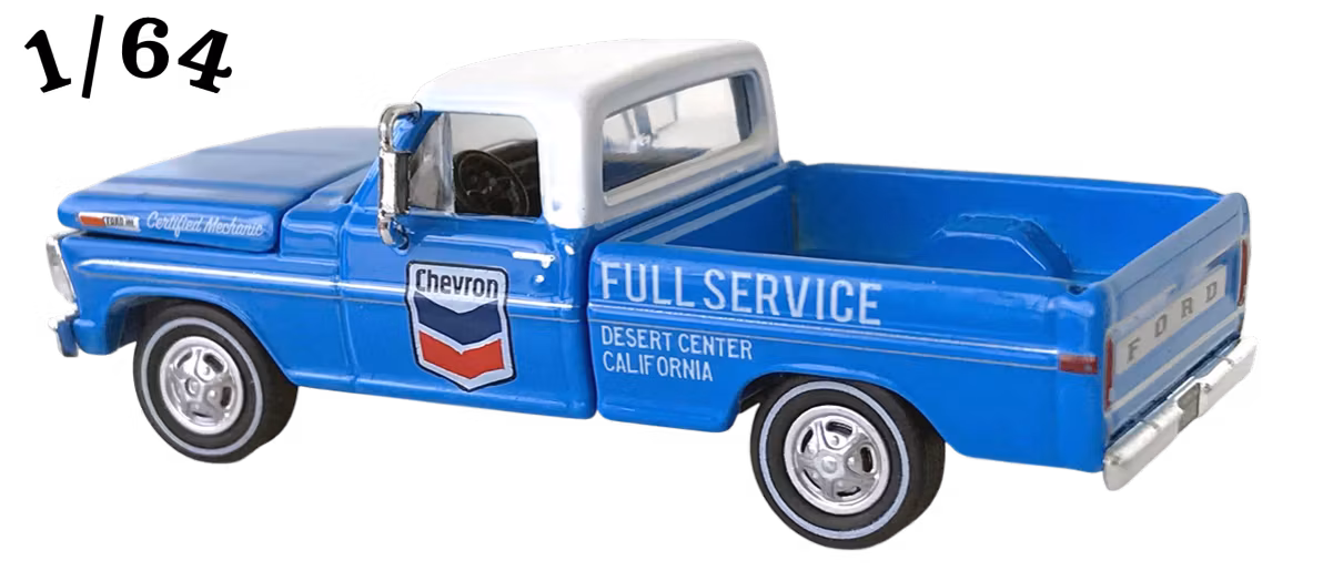 1972 Ford F-100 Blå Chevron Greenlight